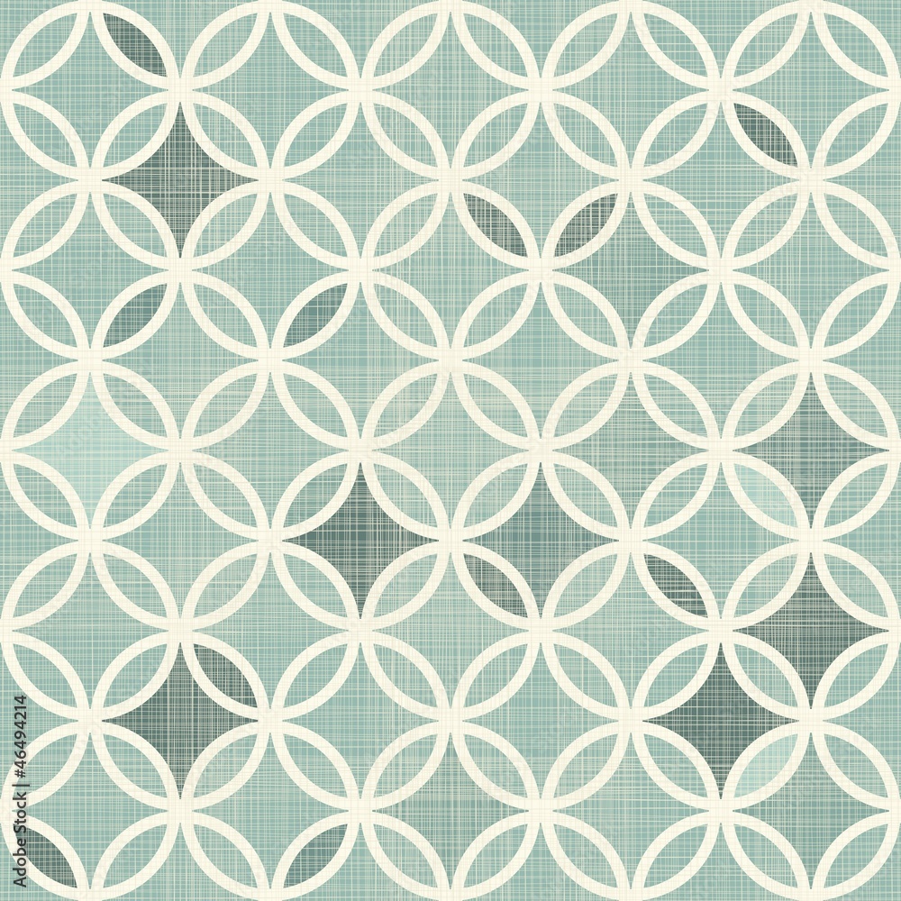 retro circles seamless pattern