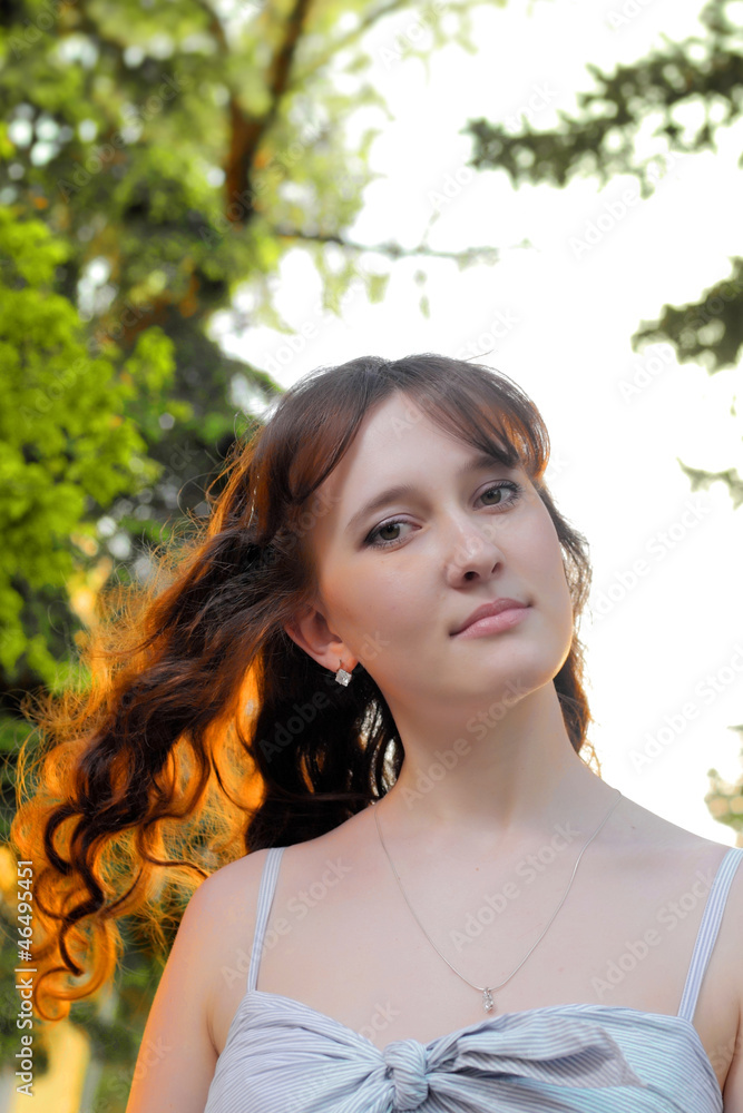 portrait of beautiful young girl portrait of beautiful young girl