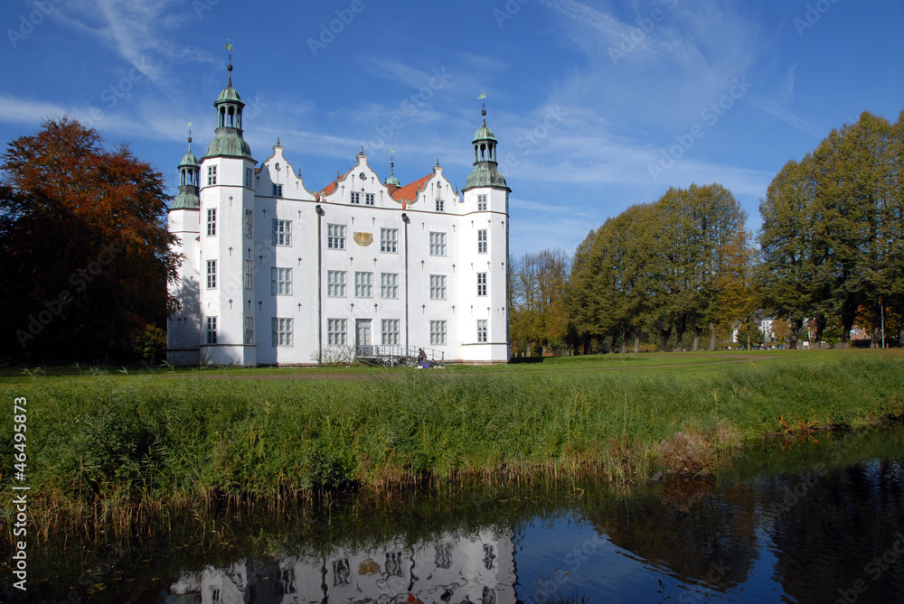 Schloss Ahrensburg, Herbstwetter, Schleswig-Holstein, Ahrensburg