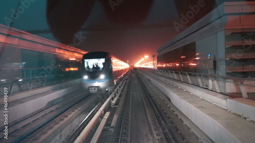 Dubai incoming metro photo