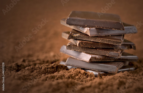 Stacked chocolate bars #46503218