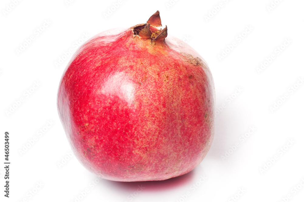Frash pomegranate isolated on white background Frash pomegranate isolated on white background