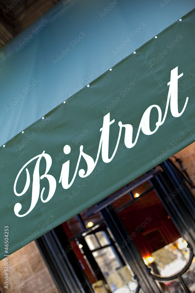 Fototapeta premium Bistrot, bar, café, France, restaurant, français, commerce