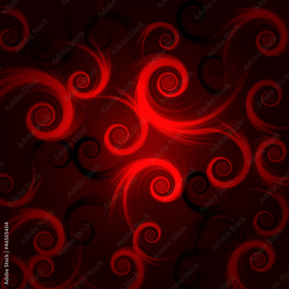 red and black spirals red and black spirals