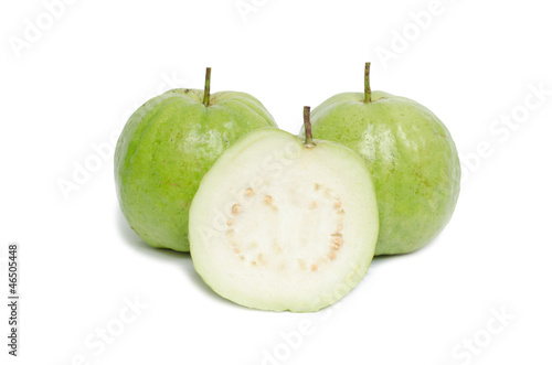Guava isolated on white background