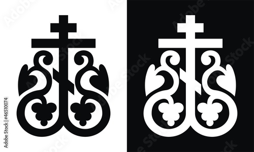 Vászonkép Orthodox cross
