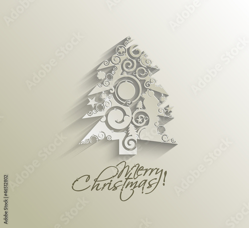christmas tree, design, vector illustration.
