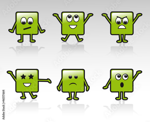 grüne männchen