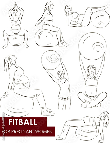 Fitball for pregnant