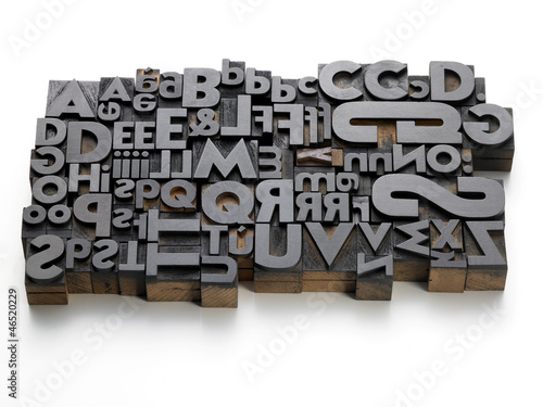 Wallpaper Mural movable fonts on the white background Torontodigital.ca