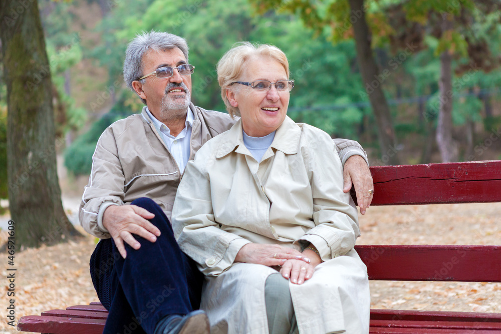 Happy senior couple Happy senior couple