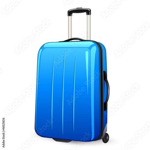 suitcase blue