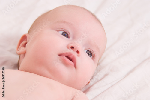 Close-up portrait of a baby