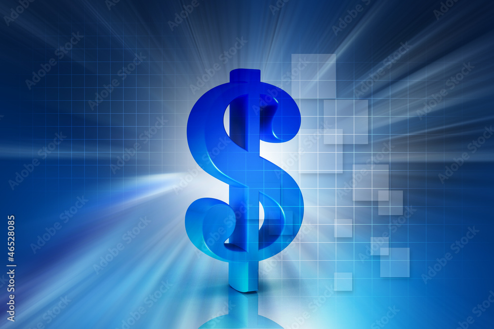 Obraz premium Dollar sign