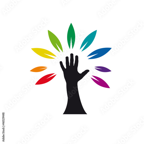 Logo friendly environment # Vector