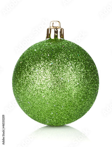 Christmas green bauble decoration