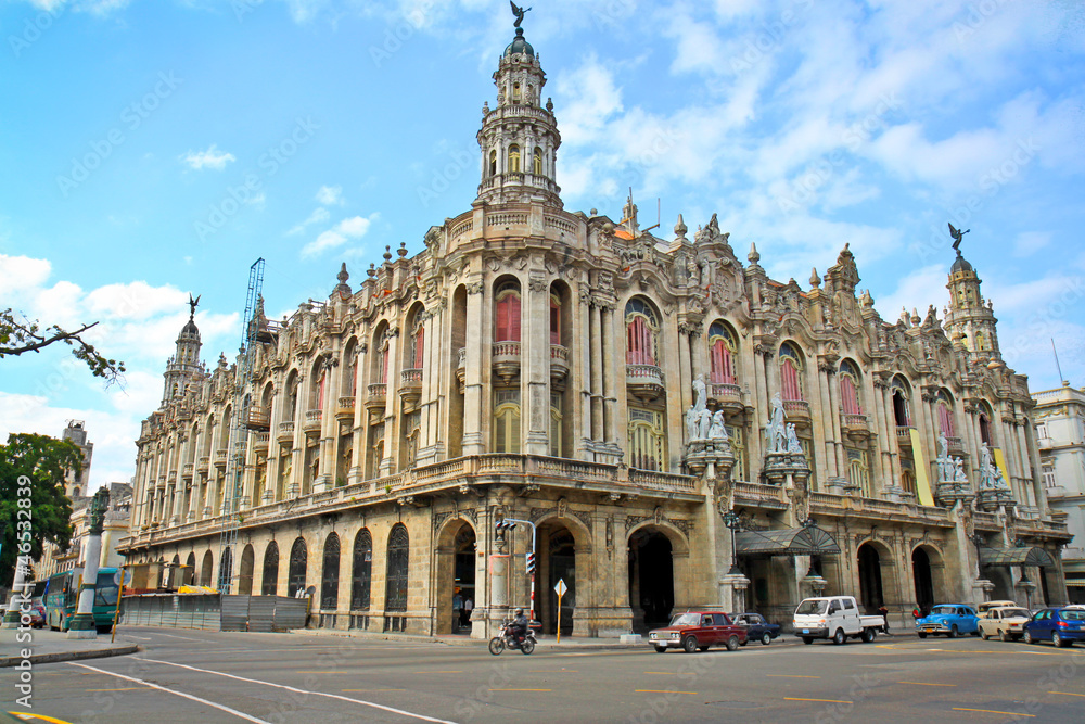 Famous Great Theater building ,Havana.