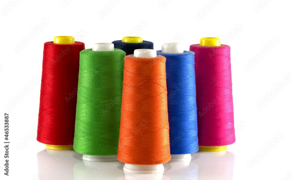 orange red blue green and pink bobbin orange red blue green and pink bobbin