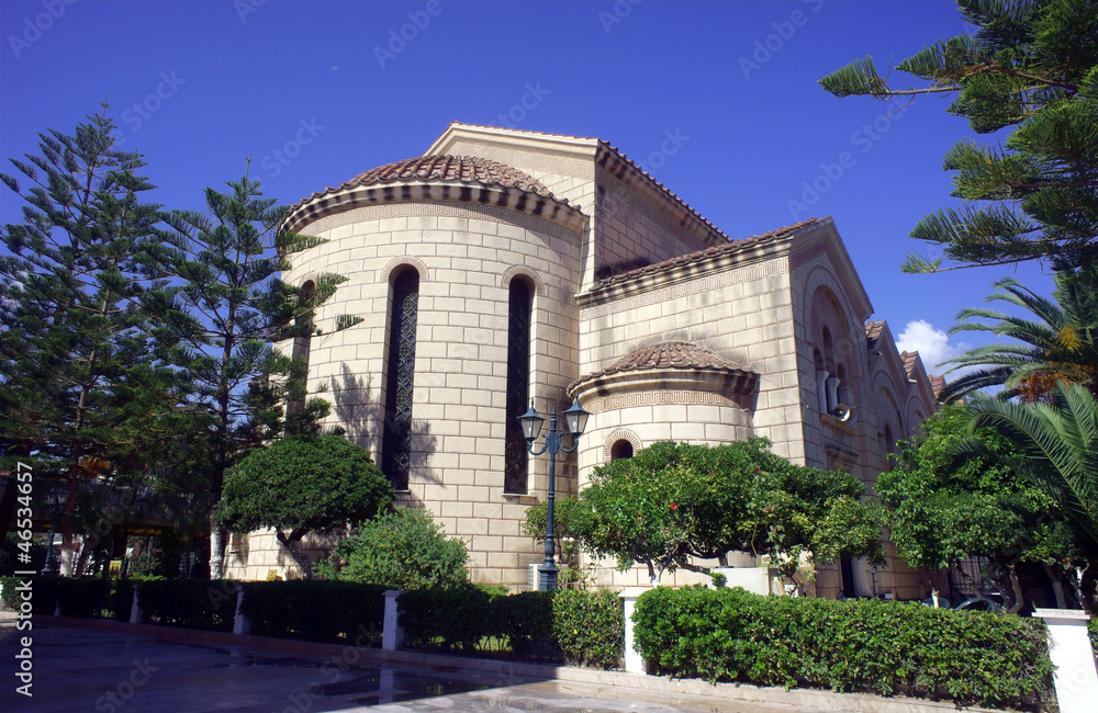 Budynek katedry w mieście Zakynthos, Grecja