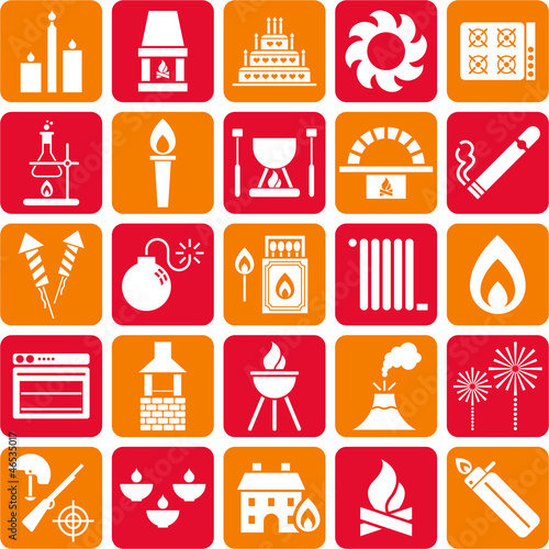 Fire icons