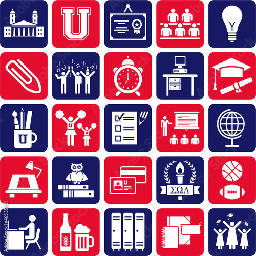 College icons