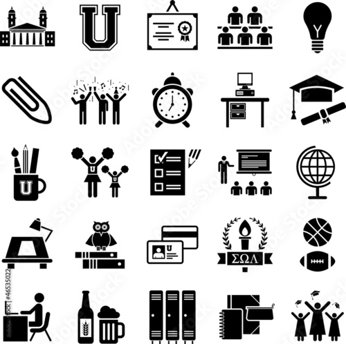 College icons