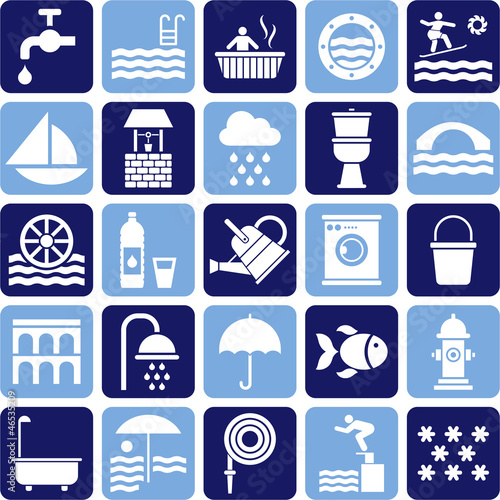 Water icons