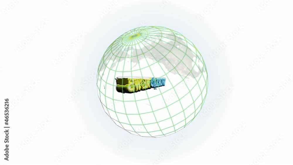 WORLD NEWS In white background and trees grow on the earth WORLD NEWS In white background and trees grow on the earth