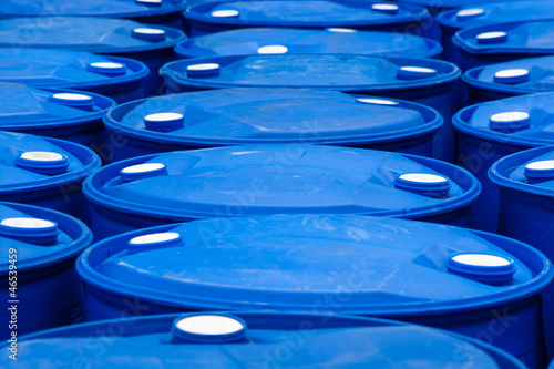 Blue Barrels