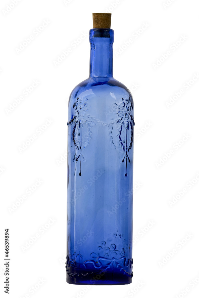Decorative traditional blue bottle Decorative traditional blue bottle