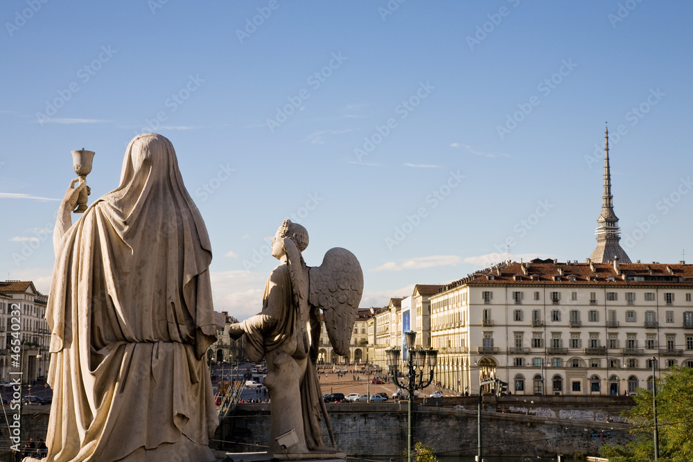 Faith Statue and Mole, Torino