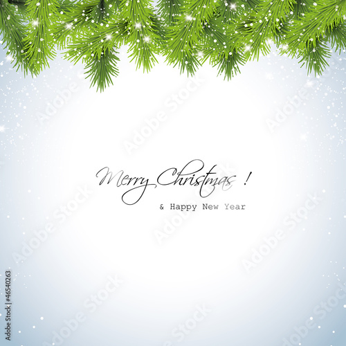 Christmas snowy background