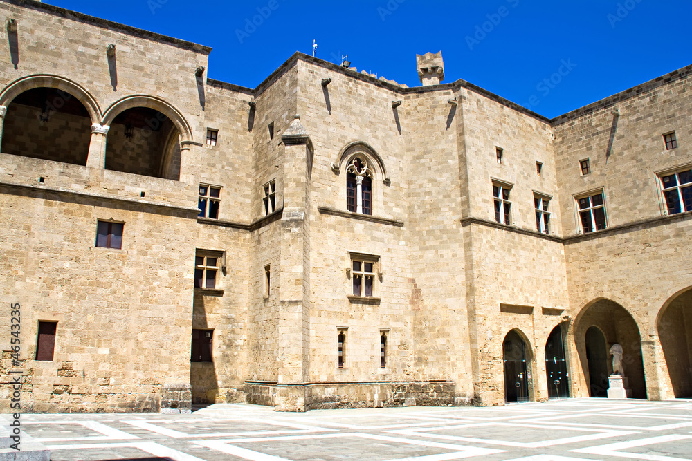 The courtyard of the Palace of Grand Master