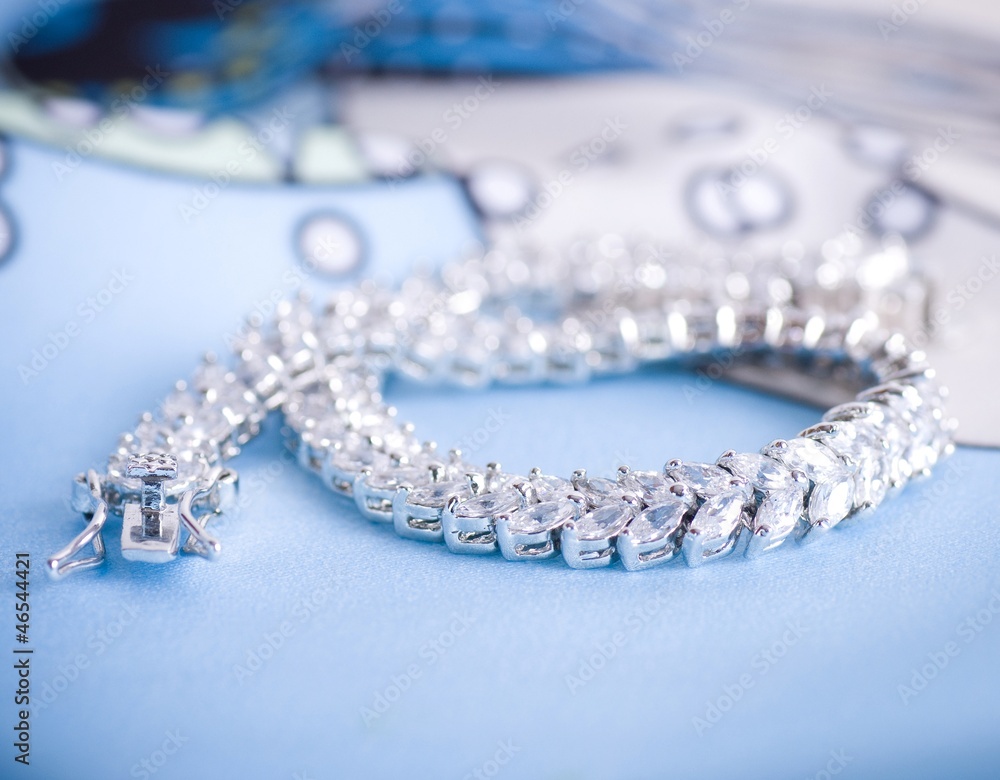 Beautiful jewelry on background Beautiful jewelry on background