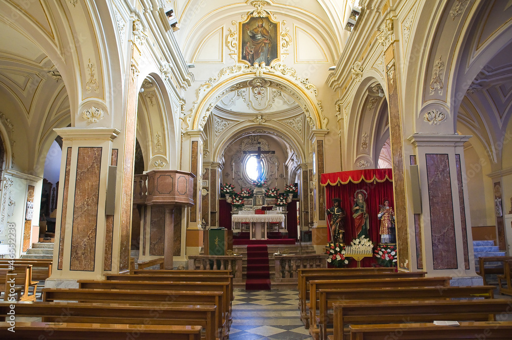 Cathedral of St. Nicola. Sant'Agata di Puglia. Puglia. Italy.