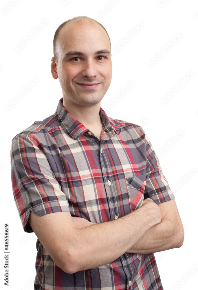 Portrait of happy smiling man Portrait of happy smiling man