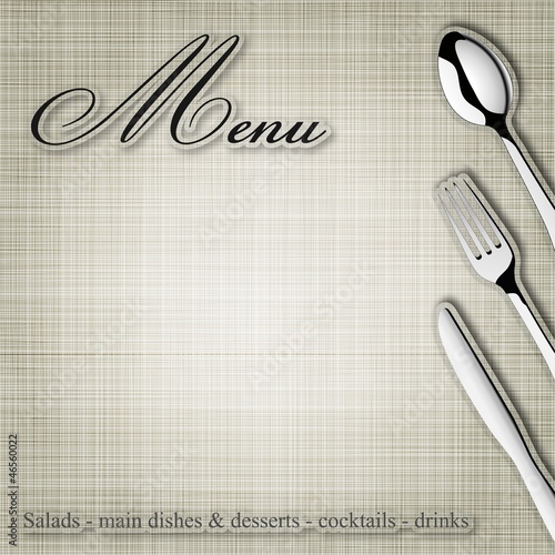 Menu Restaurant_Silver IV