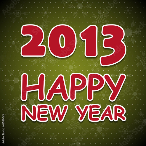 New 2013 year card.