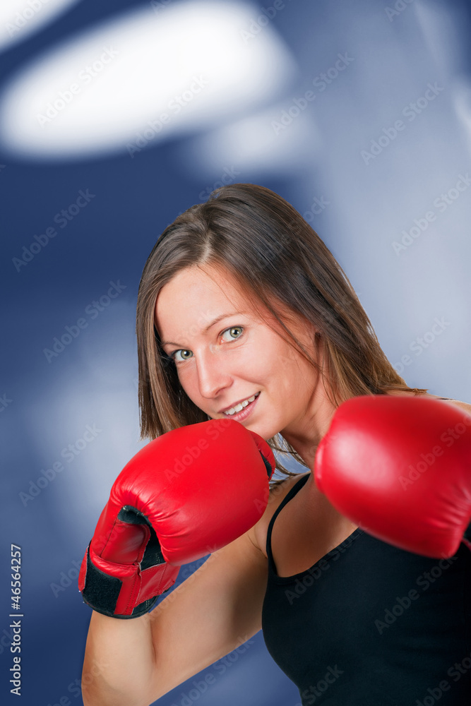 girl boxing