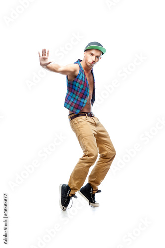 male hip-hop dancer