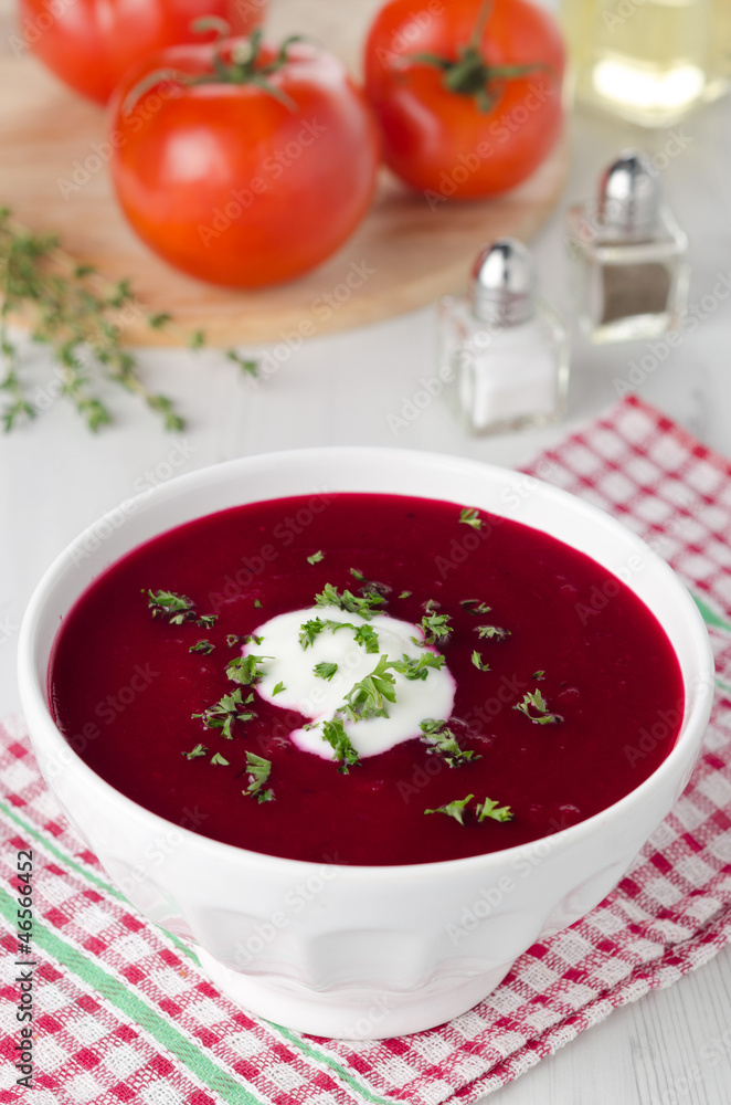 tomato soup with beetroot tomato soup with beetroot
