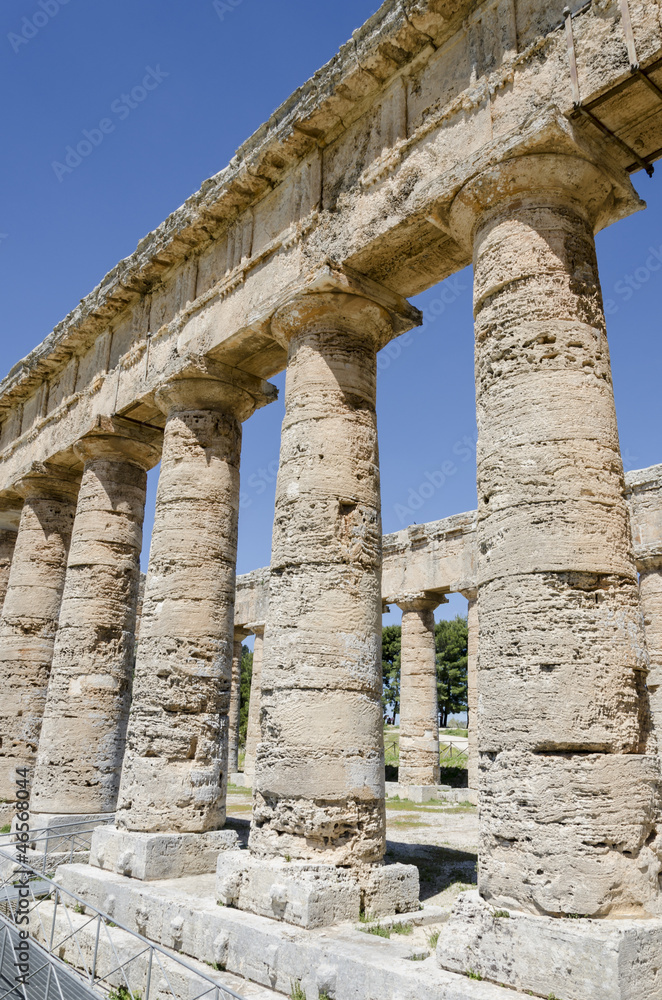 Doric Temple in Segesta, Sicily, Italy Doric Temple in Segesta, Sicily, Italy