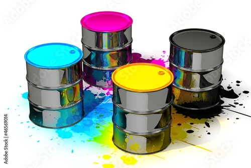 CMYK Dosen Flecken