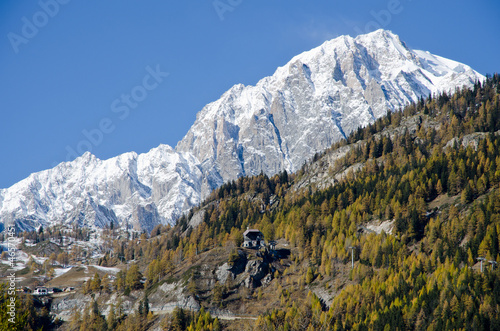 Tableau sur toile Monte Bianco - Valle d'Aosta