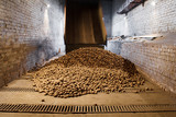 potatoes in storage house
