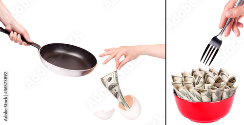 Fényképezés financial kitchen concept