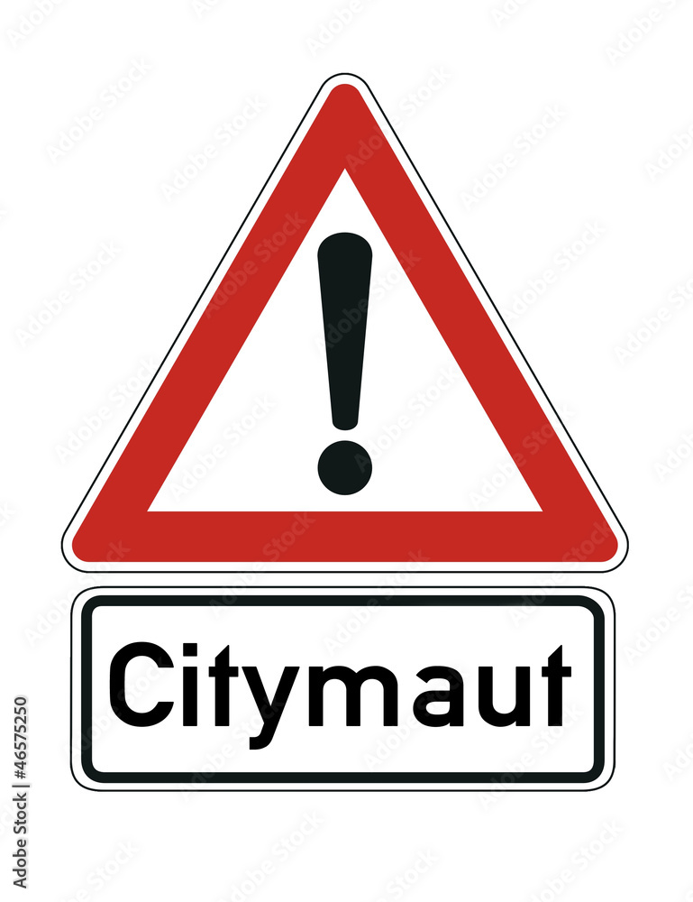 Maut Citymaut Schild #121107-004 Maut Citymaut Schild #121107-004