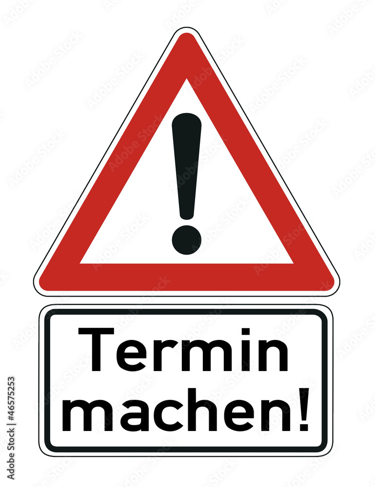Termin Schild #121107-003 Termin Schild #121107-003