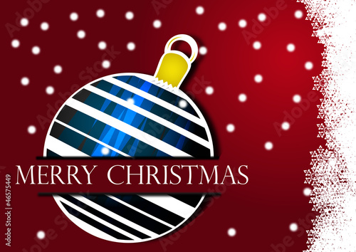 Palla di Natale vector