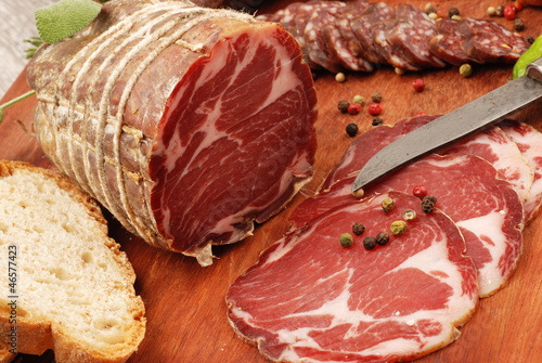 AFFETTATI DI SALUMI ( SLICED OF MEAT ) photo